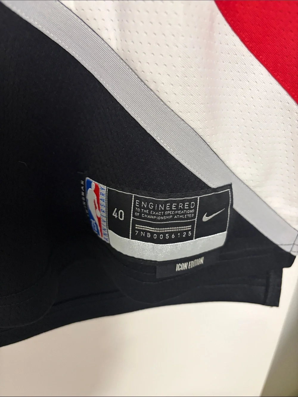 Nike Black & Red Damian Lillard #0 Jersey